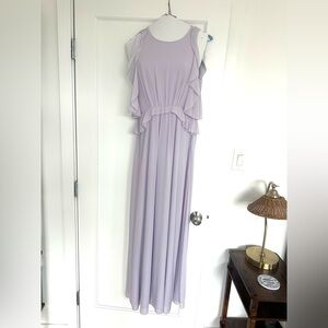ASOS Lavender Ruffle Gown